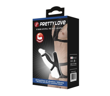 Sling Funda para el Pene con Vibración