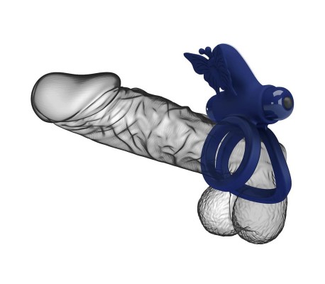 Anillo Doble para el Pene con Vibración