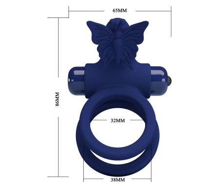 Anillo Doble para el Pene con Vibración