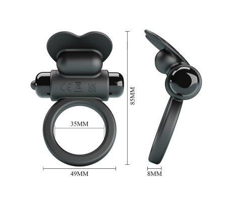 Debonaire Anillo para el Pene con Vibración