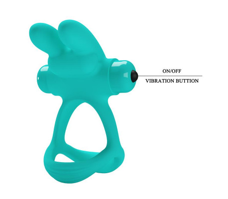 Anillo para el Pene con Vibración Passionate Dante Verde