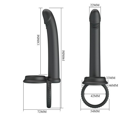 Moses Plug Anal con Anillo para el Pene