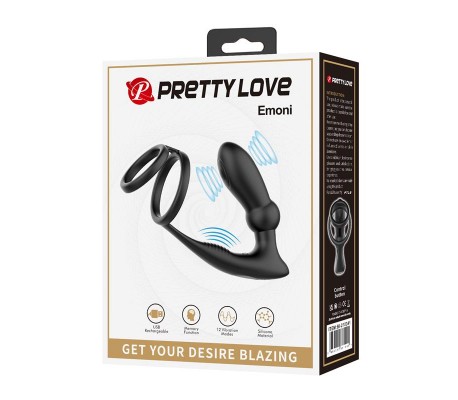 Emoni Anillo Vibrador para el Pene y Plug Anal