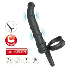 Tatum Plug Anal con Anillo para el Pene con Vibración