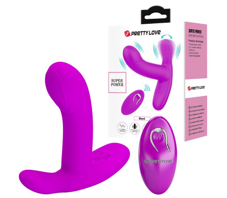 Geri Estimulador con Vibración y Licking con Control Remoto