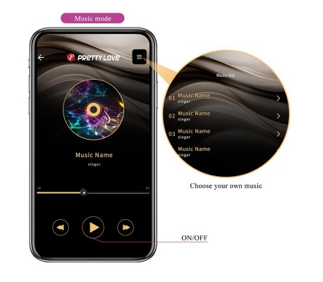 Fisherman Huevo Vibrador con APP