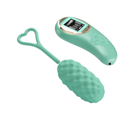 Vivian Huevo Vibrador con Control Remoto Pantalla Digital Verde