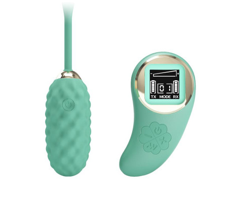 Vivian Huevo Vibrador con Control Remoto Pantalla Digital Verde