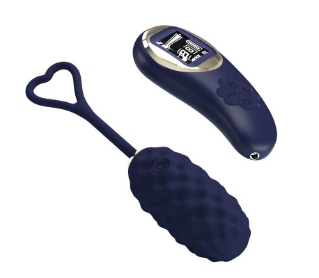 Vivian Huevo Vibrador con Control Remoto con Pantalla Digital Azul