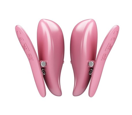 Cailey Pinzas para Pezones con Vibración y Control Remoto