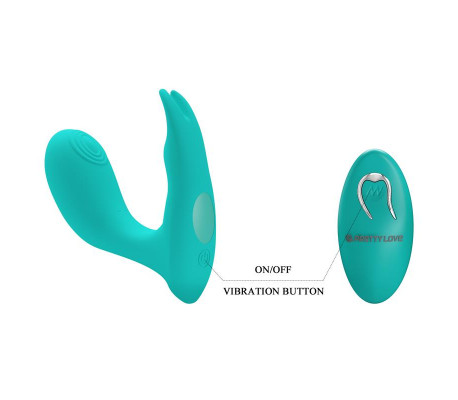Idabelle Estimulador con Vibración y Pulsación con Control Remoto