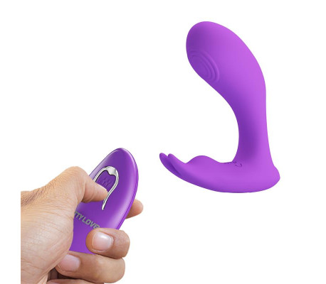 Idabelle Estimulador con Vibración y Pulsación Control Remoto