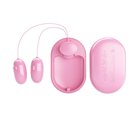 Fun Box Balas Vibradoras con Control Remoto Rosa