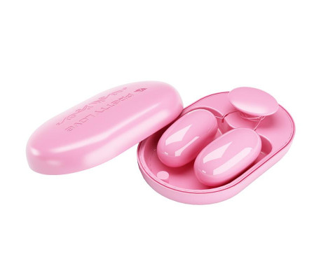 Fun Box Balas Vibradoras con Control Remoto Rosa