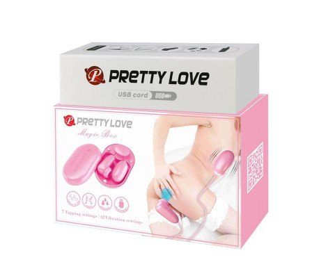 Magic Box Huevo Vibrador y Estimulador con Tapping