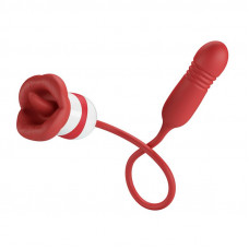 Estimulador de Boca Lameteo y Bala Vibradora con Thrusting Ashlyn