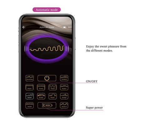 Aari Juguete para Parejas con Vibración y Golpeteo y APP