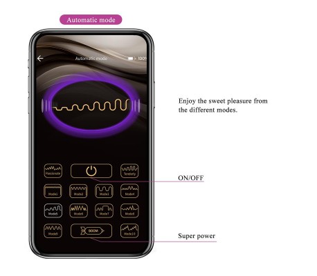 Leviathan Huevo Vibrador con APP