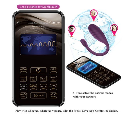 Leviathan Huevo Vibrador con APP
