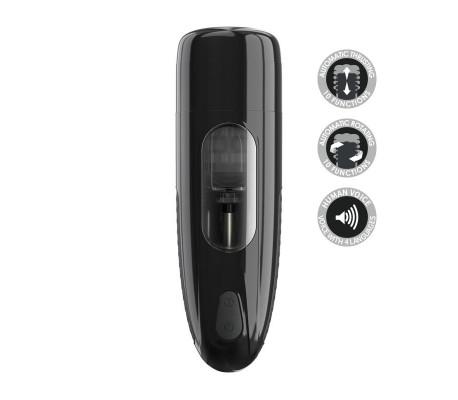 Masturbador Automático Marlos con Vibración y Movimiento USB