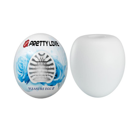 Huevo Masturbador Pleasure Egg III Blanco