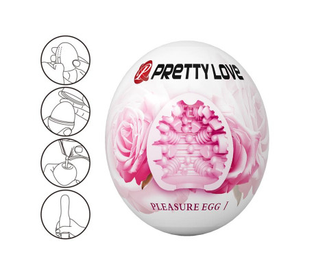 Huevo Masturbador Pleasure Egg I Rosa