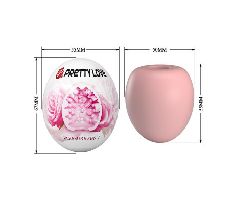 Huevo Masturbador Pleasure Egg I Rosa
