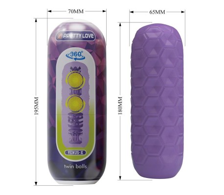 Venus X Masturbador Masculino Twin Balls
