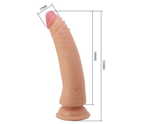 Kable Dildo con Piel Deslizante Retractil 8.3