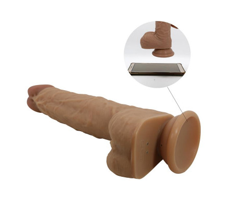Jonathan Dildo con Vibración y Empuje Control Remoro