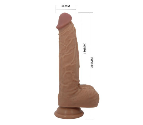 Jonathan Dildo con Vibración y Empuje Control Remoro
