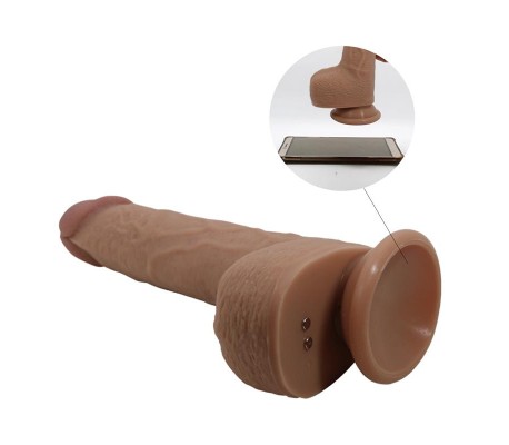 Tommy Dildo Realista con Vibración y Thrusting con Contorl Remoto