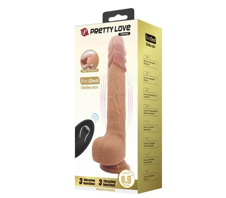 Tommy Dildo Realista con Vibración y Thrusting con Contorl Remoto