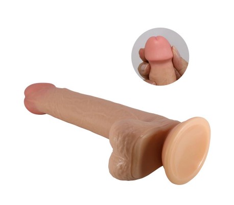 Tallen Dildo con Piel Deslizante-Retractil 22 cm