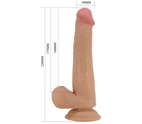 Tallen Dildo con Piel Deslizante-Retractil 22 cm