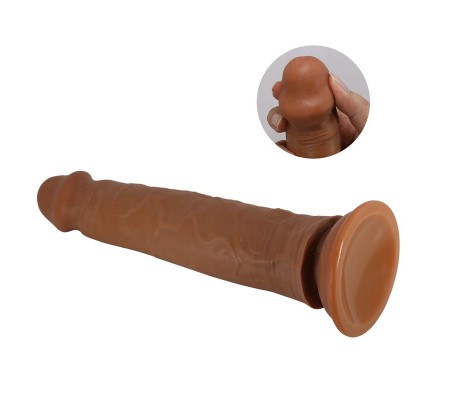 Sharife Dildo con Piel Deslizante-Retractil 25 cm