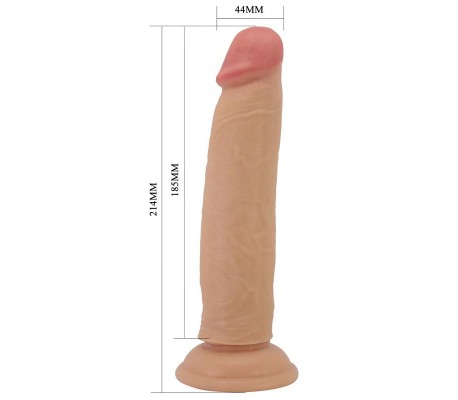 Keon Dildo con Piel Deslizante-Retractil 21 cm