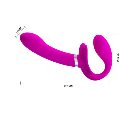 Valerie Vibrador para Parejas sin Arnés USB