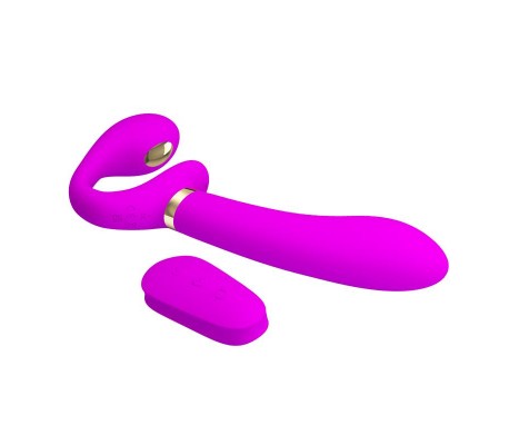 Thunderbird Vibrador para Parejas sin Arnés con Control Remoto
