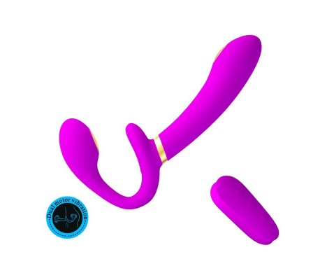 Thunderbird Vibrador para Parejas sin Arnés con Control Remoto