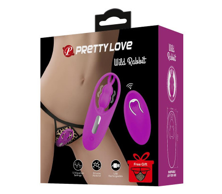 Wild Rabbit Estimulador para Braguita con Control Remoto