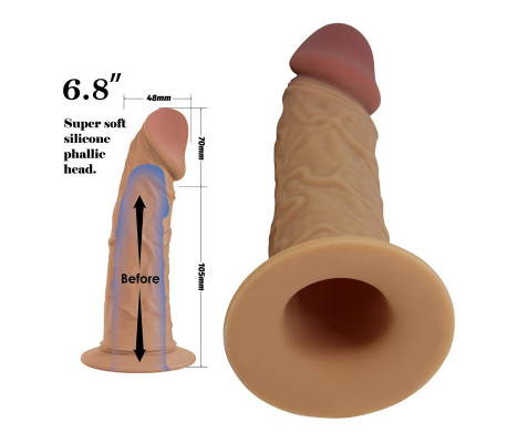 Draven Arnés Universal Ajustable con Dildo Hueco con Vibración