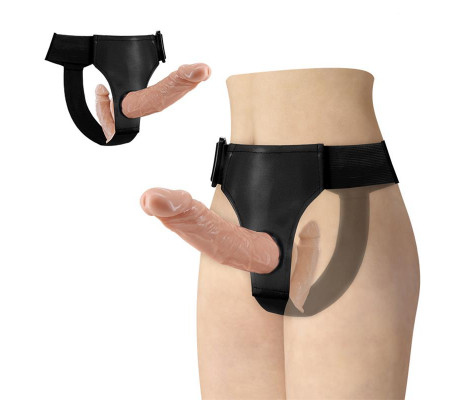 Arnés con Dildo Doble 7.1 + 5.9