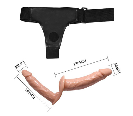 Arnés con Dildo Doble 7.1 + 5.9