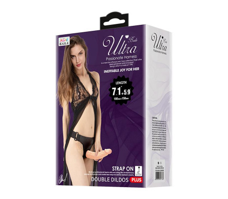 Arnés con Dildo Doble 7.1 + 5.9