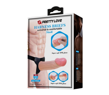 Arnés con Dildo Hueco Stark