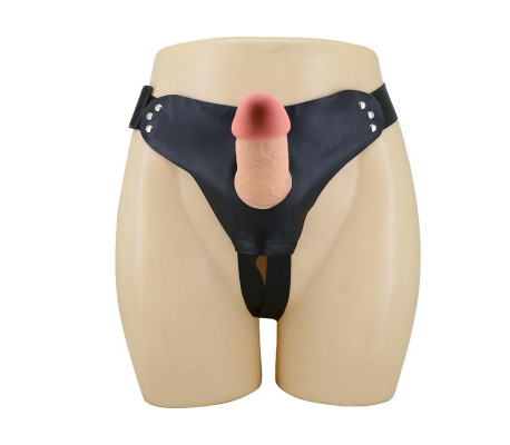 Arnés con Dildo Hueco 19 cm Mavis
