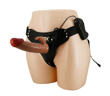 Arnés con Dildo Hueco y Vibración 7.4 Mavion