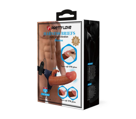 Arnés con Dildo Hueco y Vibración 7.4 Mavion