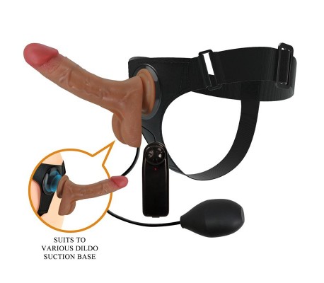 Oher Arnés con Dildo con vibración y Función Squirt